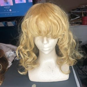 Blonde Curly Wig